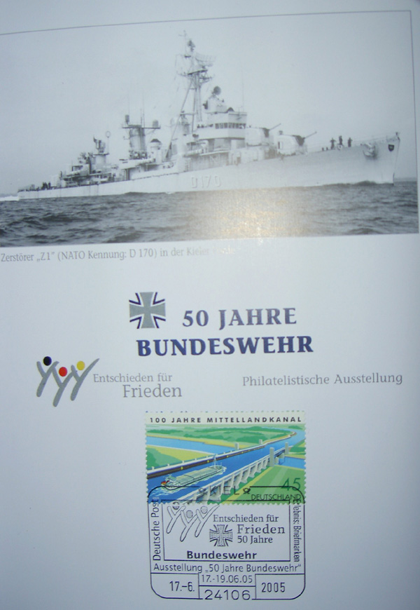 1638 Poststempel 50 Jahre